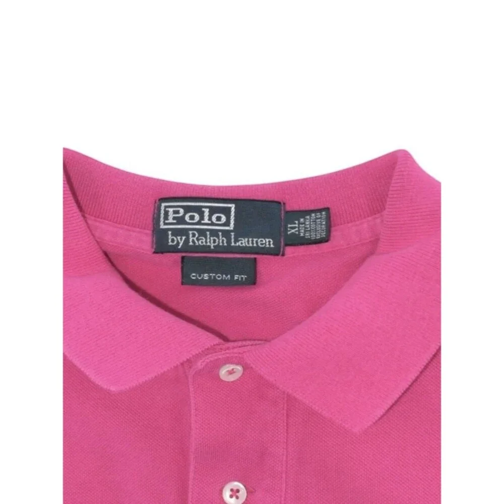 VTG POLO RALPH LAUREN Chief Keef type Men's XL Custom Fit Short Sleeve Big Pony